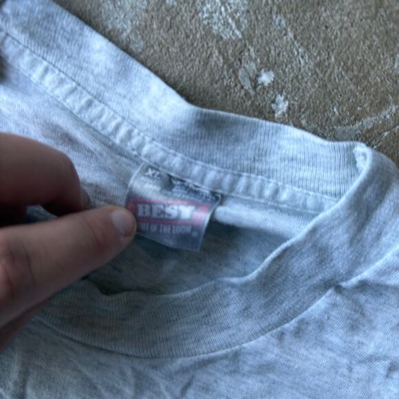 VINTAGE 90S SNOWMOBILE OREGON T-SHIRT GRAPHIC SNOW WINTER SINGLE STITCH MENS XL - Picture 4 of 5